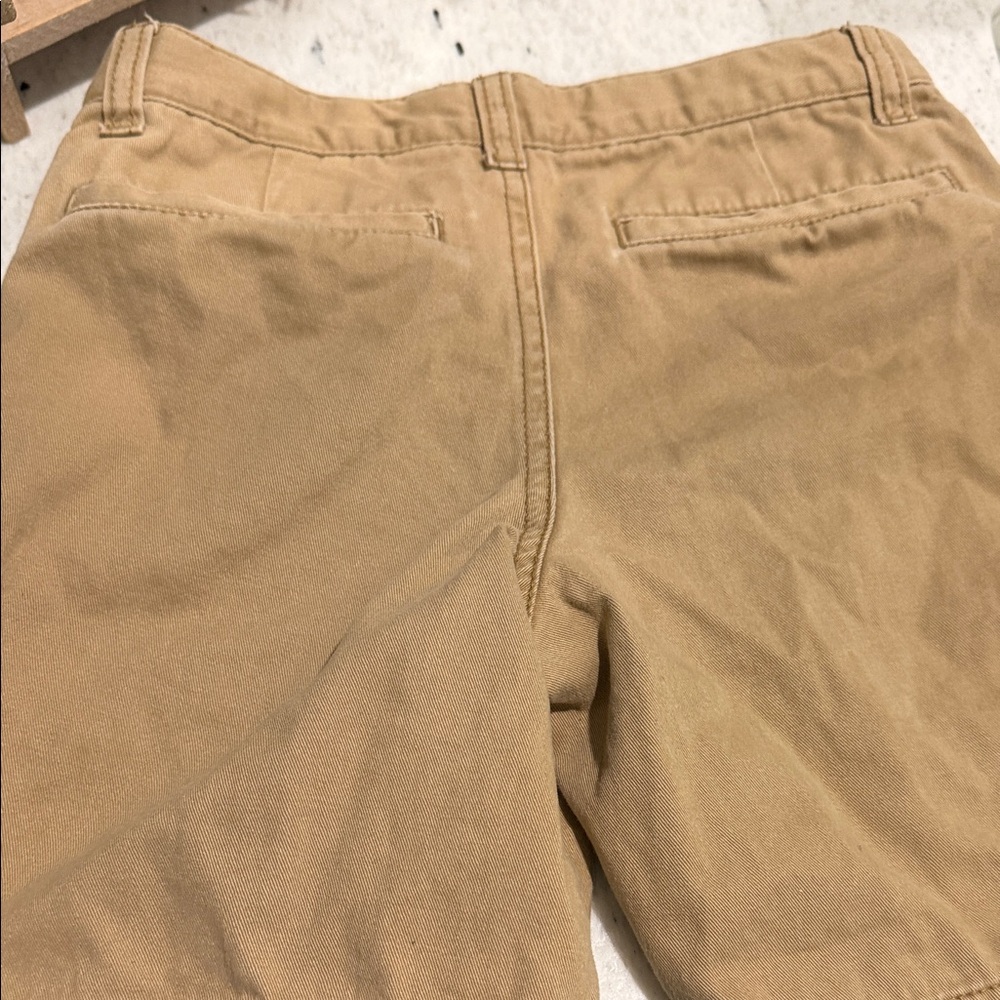 Cat & Jack Boys Khaki Flat Front Shorts (Bundle with other shorts for offers) - Picture 6 of 8